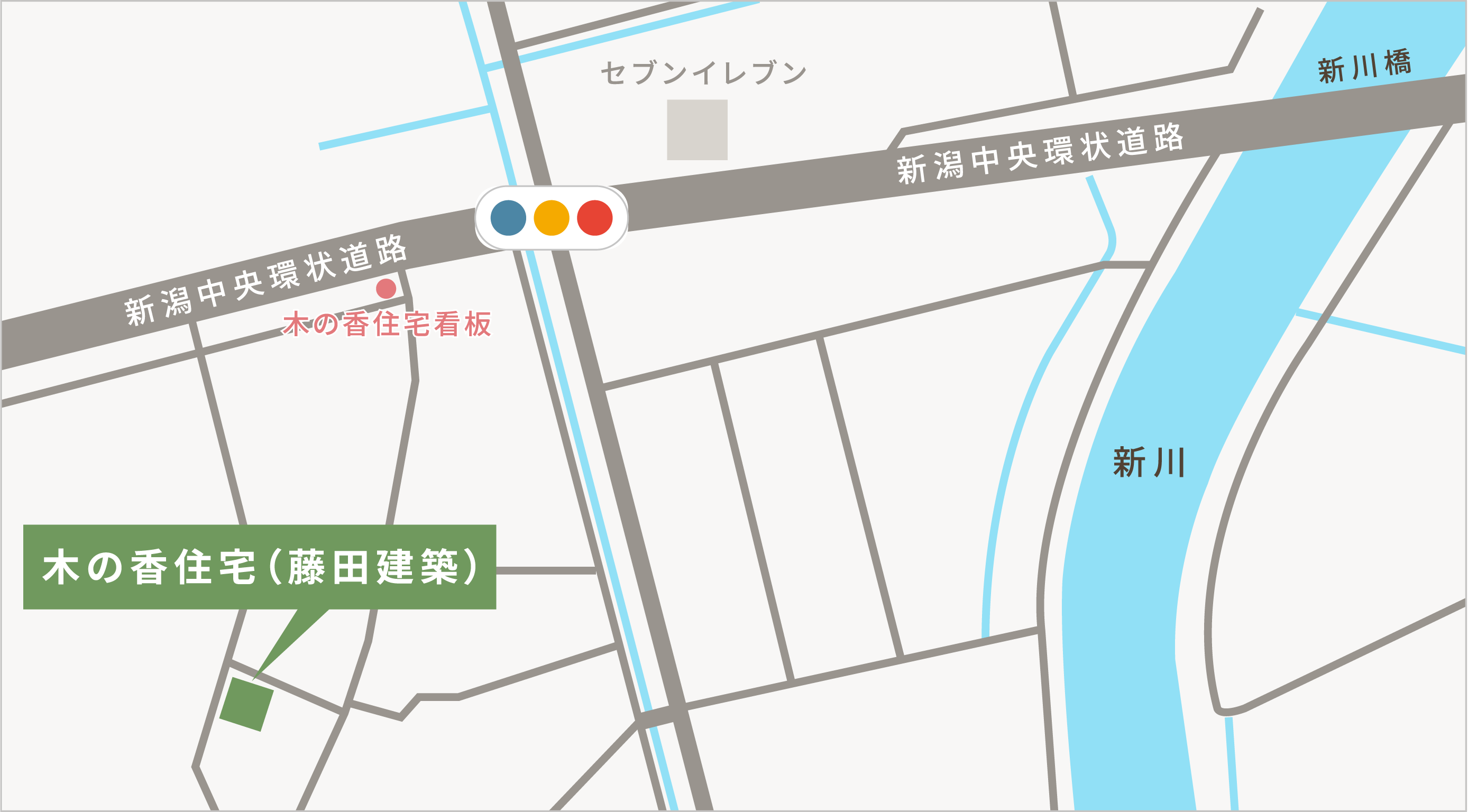 木の香住宅の周辺地図