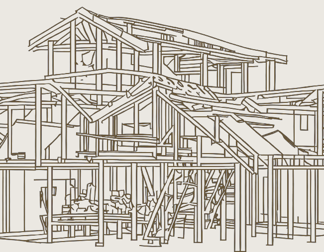 住宅構造のイラスト